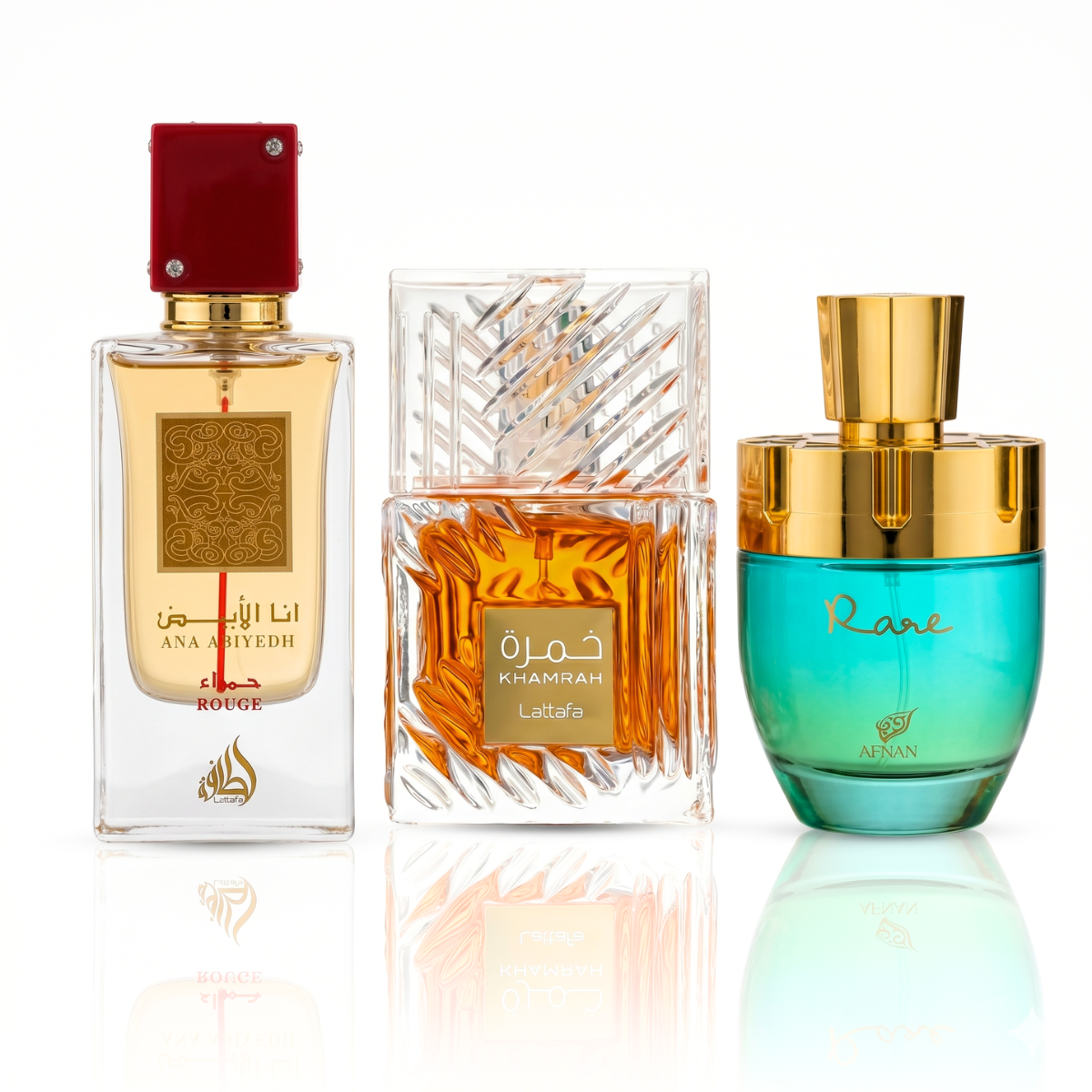 Set 3 Parfema | Ana Abiyedh Rouge + Afnan Rare Tiffany + Lattafa Sublime 100 ml