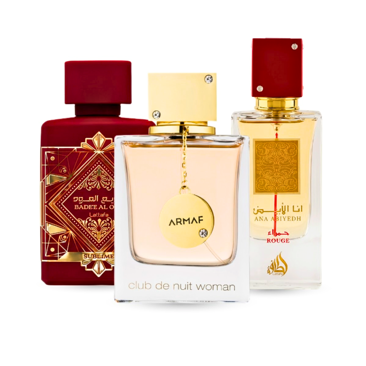 Set 3 Parfema | Club de Nuit Woman + Lattafa Sublime + Ana Abiyedh Rouge 100 ml