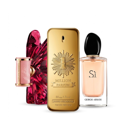 Set od 3 parfema | Sospiro La Bomba, Armani Sì, Paco Rabanne 1 Million 100 ml
