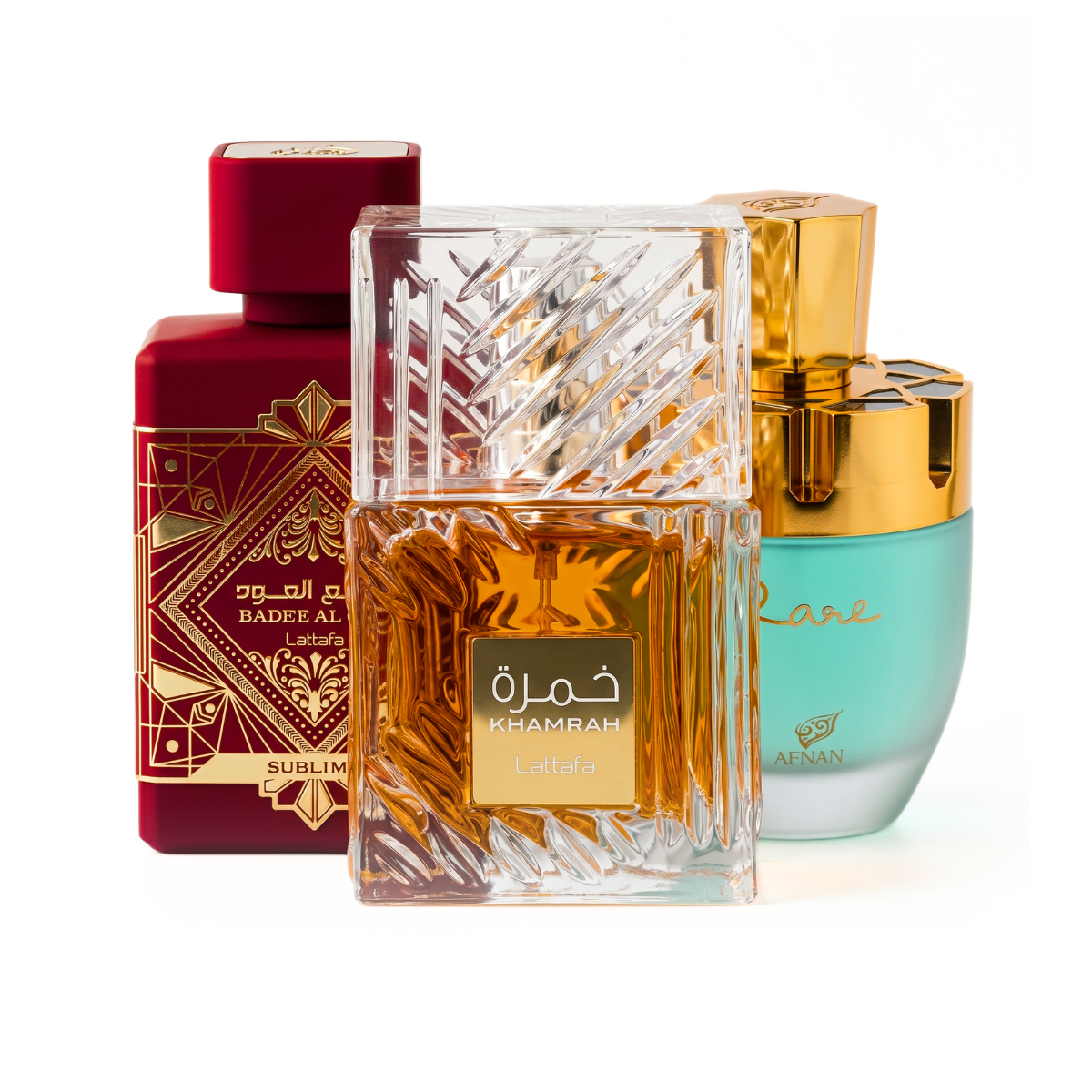 Set 3 Parfema | Khamrah + Bade'e Al Oud Sublime + Afnan Rare Tiffany 100 ml