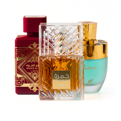 Set 3 Parfema | Khamrah + Bade'e Al Oud Sublime + Afnan Rare Tiffany 100 ml