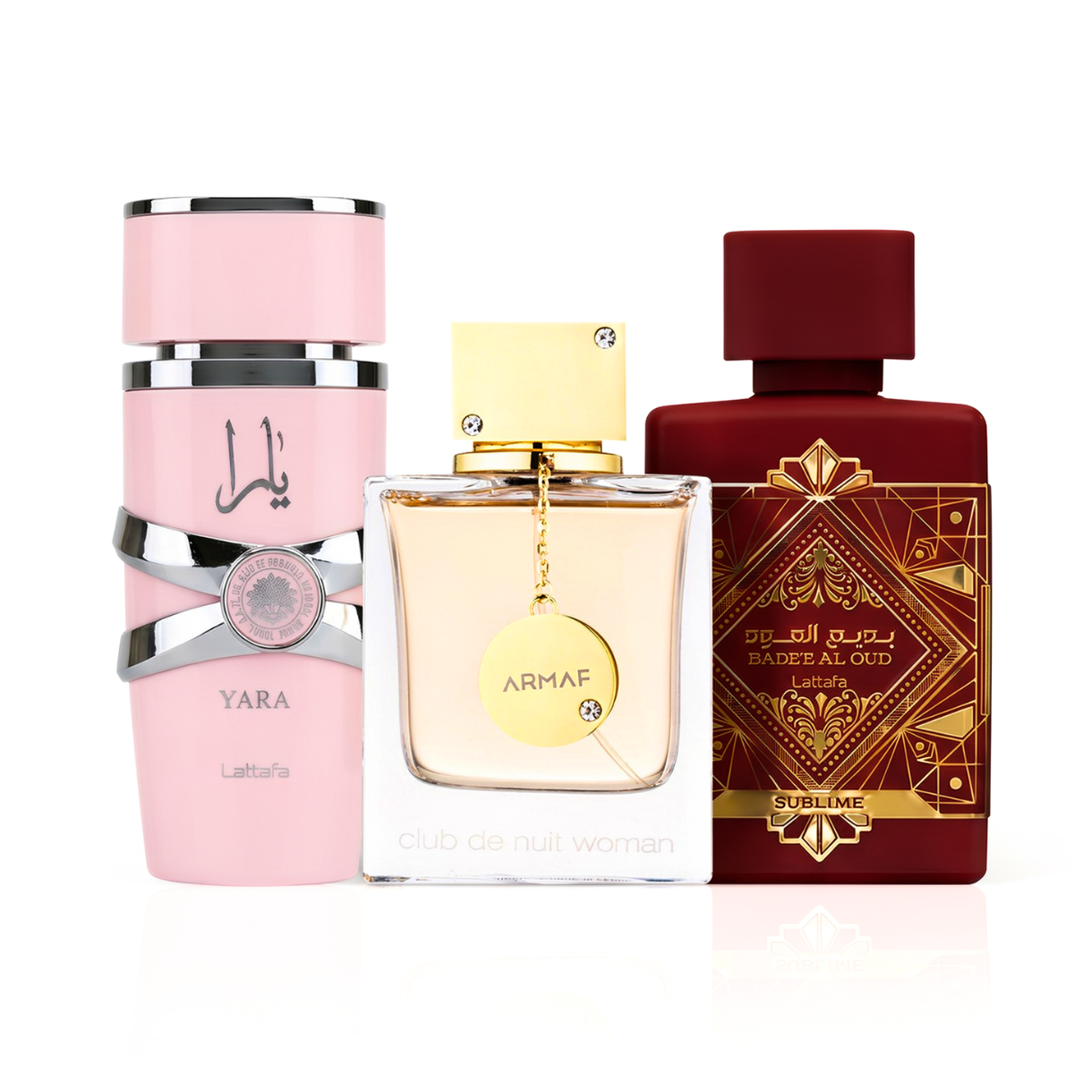 Set 3 Parfema | Yara Lattafa + Club de Nuit Woman + Lattafa Sublime 100 ml