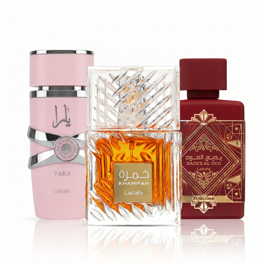 Set 3 Parfema | Yara Lattafa + Khamrah + Bade'e Al Oud Sublime 100 ml