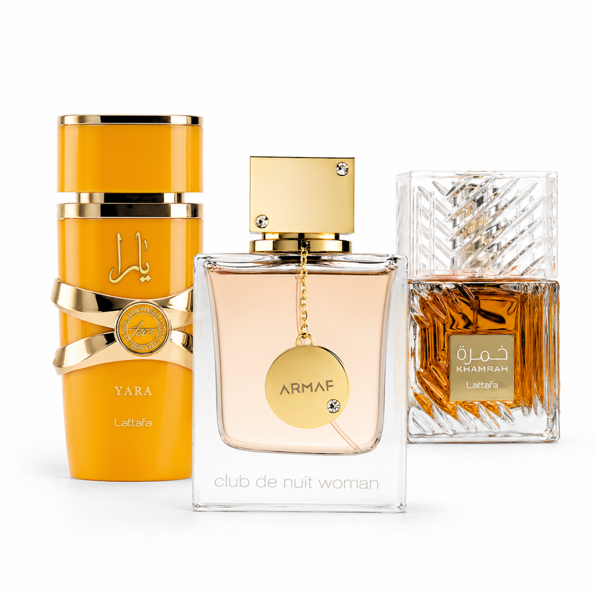 Set 3 Parfema | Yara Tous - Club de Nuit Woman - Khamrah 100 ml