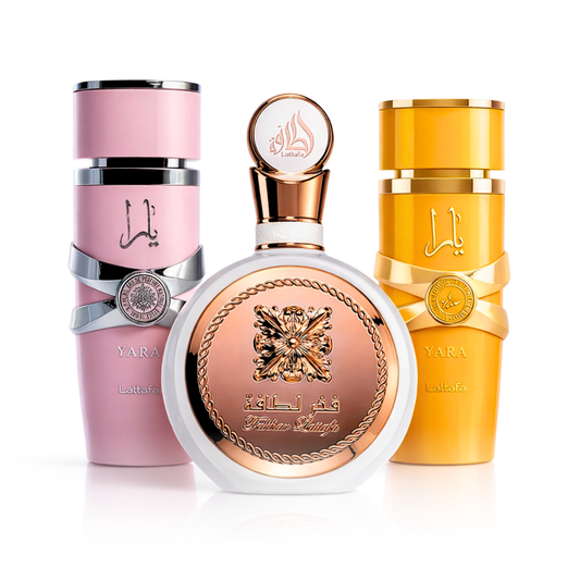 Set 3 Parfema | Yara Tous + Yara Lattafa + Fakhar Rose 100 ml