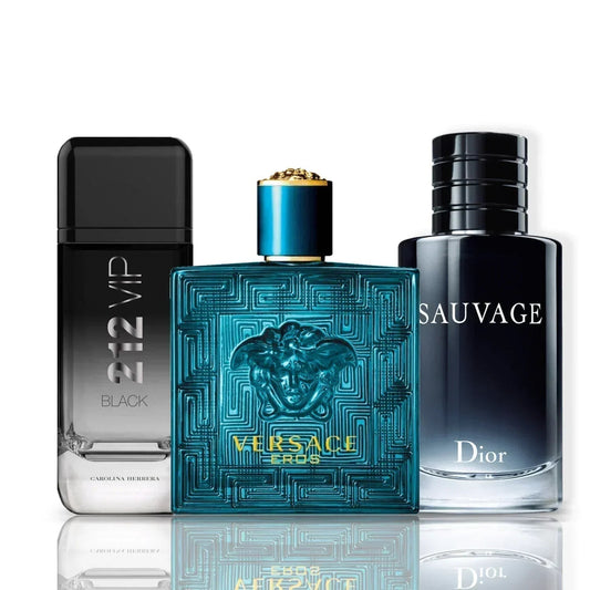 Set od 3 parfema | Versace Eros + Sauvage Dior + 212 Vip Blac